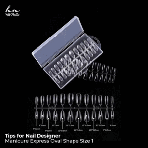 Tips for Nail Designer - Manicure Express Oval Shape Size 1