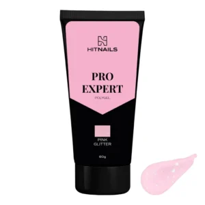 Pro Expert Polygel - Pink Glitter 60g